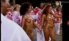 At Carnaval, these hot teens from Brazil perform dancing completely bare